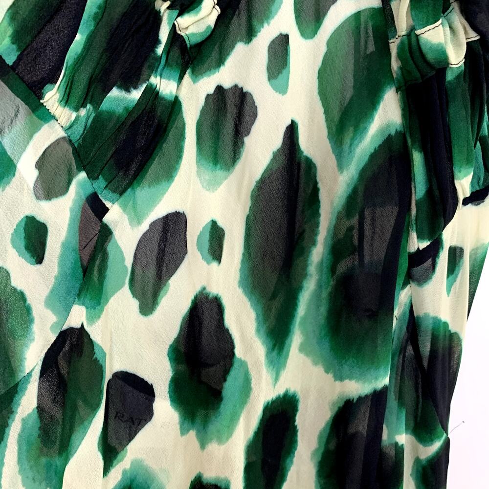 Rat & Boa Vivi Maxi Dress Womens Green New Large - Picture 9 of 16